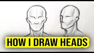 How I Draw Heads | Human Head drawing Tutorial with Easy Basics Step by Step For Beginners