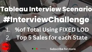 Tableau interview Scenario | LOD