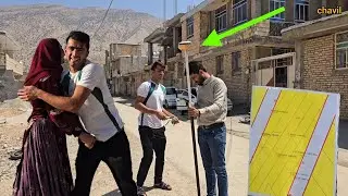 The first step of Chaville and the mapping engineer to separate the land