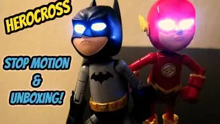 HEROCROSS Batman & Flash STOP MOTION and Unboxing!
