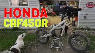 18 year old dirt bike gets a new life (06 crf 450) rebuild