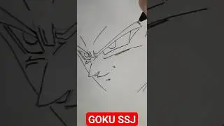 GOKU SSJ   -     #goku #dragonballz #anime #dbz #drawing #draw