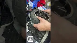 Шиномонтаж электросамоката  Halten Tornado