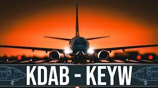 🔴 KDAB to KEYW: Navigating Tropical Storm Debby in the PMDG 737 - Ultimate Weather Test!