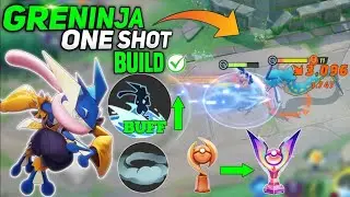 New One Shot Damage build For Surf and Smokescreen! Greninja Best Build Ever | Pokemon unite