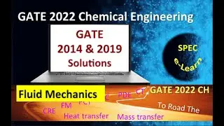 GATE 2022 Chemical Engineering: Previous Questions & Solutions–GATE 2014 and 2019 Fluid Mechanics
