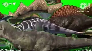 The Bigger Animal Stampede Green Screen