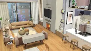 122 Hakim House Apartment  🌆 Sims 4 Speed Build Stop Motion (NO CC)