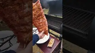 Коптим ребра в смокере #простойрецепт #коптим  #смокер #готовимнадаче