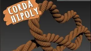 How to model a 3D highpoly rope in 3ds Max