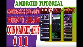 Android Retrofit tutorial All Crypto Currency Signal app using MVVM|COINMARKETCAP API # 11
