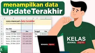 cara ambil data terakhir #shorts #shortvideo #bengkelexcel