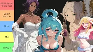 The Real Anime Awards Best Anime of 2024 ACCURATE TIER LIST | top 10 Anime | Tier List Ranking 2024