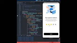 Flutter Example - Rating Bar Package
