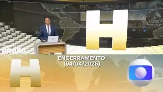 Encerramento do Jornal Hoje (04/04/2026) - TV Globo 
