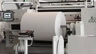 Slitter rewinder for paper KRAFTER | Bobiniarka do papieru KRAFTER