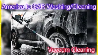 CAR washing/cleaning in America | #car #vaccum #cleaning #washing #machinery #automatic
