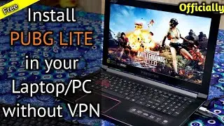 How to install PUBG PC LITE on your laptop/pc | Install PUBG LITE without VPN in India | PUBG LITE