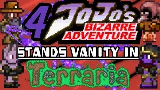 4 Amazing Terraria Jojo Stand custom Characters | Terraria Vanity | Jojo Bizarre Adventure
