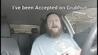 I am an Official Grubhub Driver! Learning to Navigate the App plus New Channel Name !!