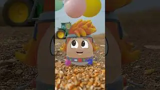 What is Red doing in the farm🐐🐐#kids #eggventurers #shorts #cottoneyejoe