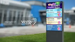 Custom Menu Board Design