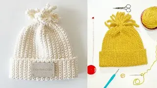 Crochet Fun Fringe Beanie! With 