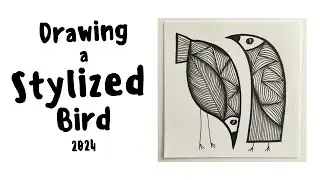 Drawing a Stylized Bird