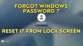 Forgot Windows Password ? Reset It from Lock Screen 2025 | Windows10/11 | Adams Tech Guide |