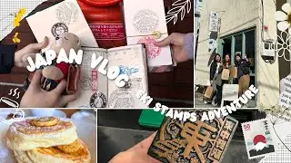 TOKYO VLOG 🇯🇵  Eki Stamp Adventure, Stationery Shopping & Journaling | Janethecrazy
