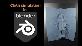 Cloth Simulation in less than 3 minutes in Blender Tutorial