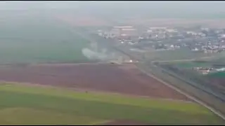 Боевое применение ПТРК Javelin против российского танка Т-72