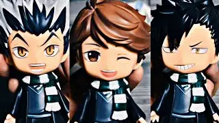 Hogwarts Slytherin nendoroid uniform x Haikyuu captain line + Akaashi 🐍🏐