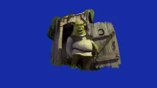 Shrek Bluescreen !!! No Copyright !!!