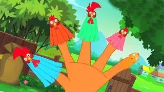 Петух палец семьи | потешки | песня для детей | Rooster Finger Family | Finger Family Rhyme & Song