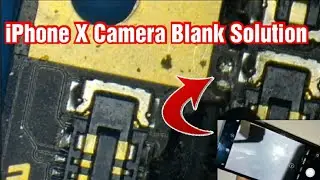iPhone X Kamera Belakang Black Screen || iPhone X Camera Blank Solution 1000% Fix