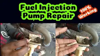 How to repair broken fuel injection pump of all bs6 Bike. Robi motor garage.