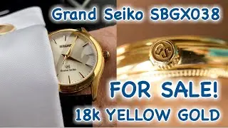Grand Seiko SBGX038 18k YELLOW GOLD in 4k UHD