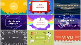 Slide mở đầu Powerpoint siêu ấn tượng cho bài thuyết trình