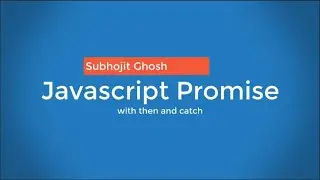 Javascript Promise with then and catch