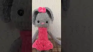 Зайчик крючком 36 см. #crochet #amigurumi #вязание #игрушки #knitting #handmade#