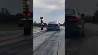 Audi RS3 Unitronic TTE777 E85 1/8 mile 6.3s no prep