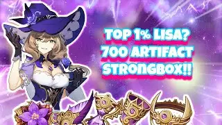 Can We Build a Top 1% Lisa? 700 Strongbox Rolls for the Ultimate Thundering Fury Build Genshin