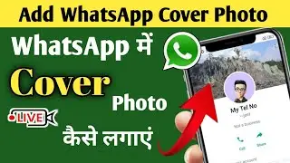 WhatsApp Pr Cover Photo kaise Lagaye // How To Set Cover Photo in WhatsApp // WhatsApp New Update