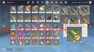 All wood location- Farming guide- Genshin Impact