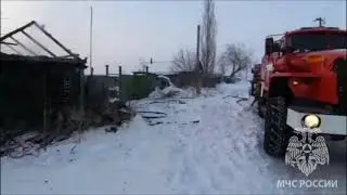 Видео пожара в Троицке