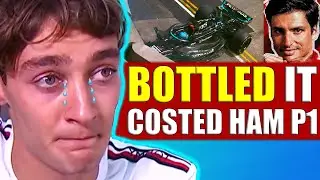 Russell IN TEARS after Singapore Crash, Sainz Masterclass!