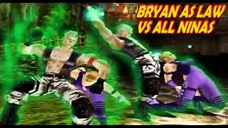 [TAS] Bryan As Law VS All Ninas - Tekken 3 (Requested)
