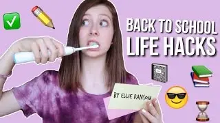 10 Life Hacks for Back to School! Tips & Tricks to be Successful in School!