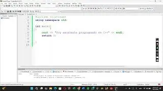Como crear, compilar y ejecutar un programa de C++ usando Code::Blocks